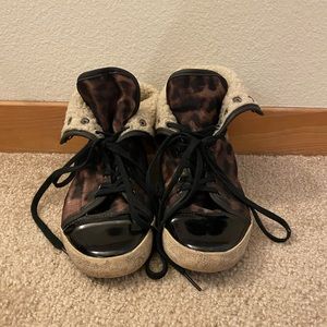 Leopard Sam Edelman Tennis Shoes